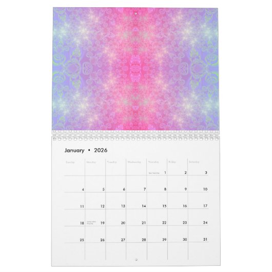 Calendrier 2015 d'art numérique A (Jan 2026)