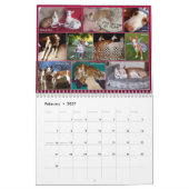 Calendrier 2015 de central de chien d'Ibizan (Feb 2027)
