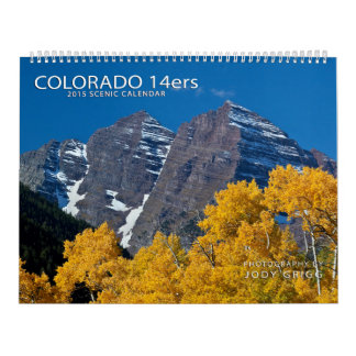 Calendrier 2015 de Colorado 14ers