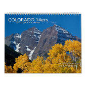 Calendrier 2015 de Colorado 14ers (Protection)