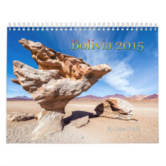 Calendrier 2015 de la Bolivie