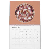 Calendrier 2015 de mandala (Feb 2027)