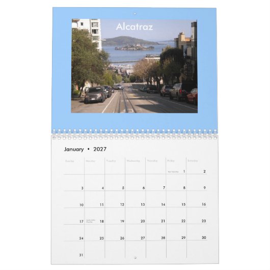 Calendrier 2015 de San Francisco (Jan 2027)
