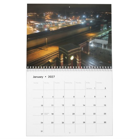 Calendrier 2015 des nuits | de ville (Jan 2027)