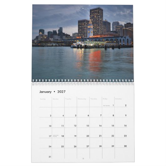 Calendrier 2015 des paysages urbains | de Fuglee (Jan 2027)