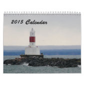 Calendrier 2015 des rivages de Marquette MI (Protection)