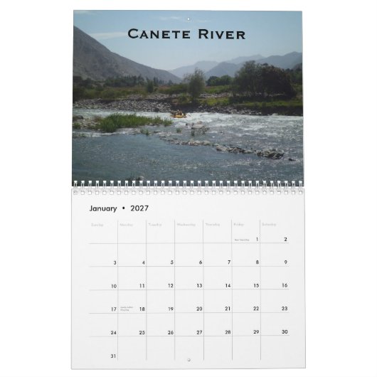 Calendrier 2015 du Pérou (Jan 2027)