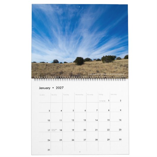 Calendrier 2015 du Ranch de Padres Mesa Jan - Dec  (Jan 2027)
