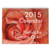 Calendrier 2015 floral par Timothy Orikri (Protection)