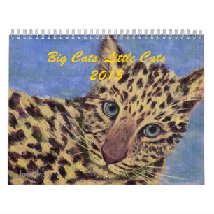 Calendrier 2015 Gros Chats, Petits Chats