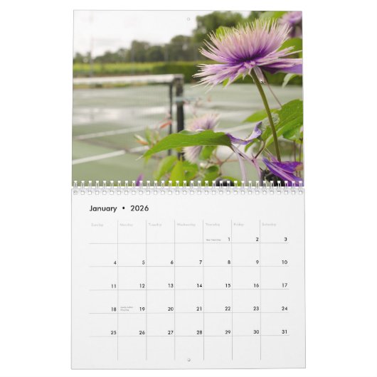 Calendrier 2015 :  Images de tennis (Jan 2026)