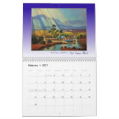 Calendrier 2015 occidental d'art ÉNORME (Feb 2027)