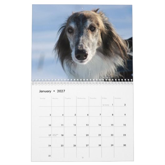 Calendrier 2015 Windhounds de soie (Jan 2027)