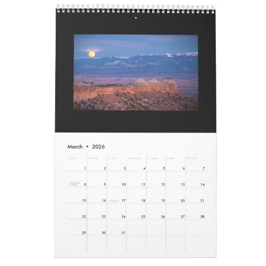 Calendrier 2016 (Mar 2026)