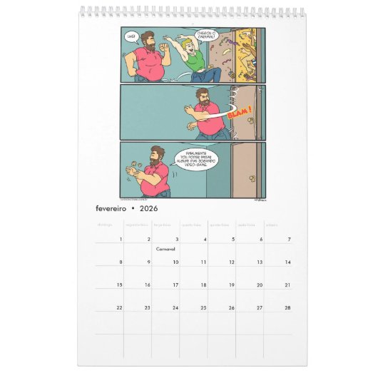 Calendrier 2016 (Feb 2026)