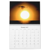 Calendrier 2016/2017 réserve d'animaux d'oiseaux de grue (Jan 2027)