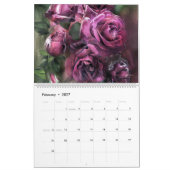 Calendrier 2016 d'art des roses 2 de Brigitte (Feb 2027)