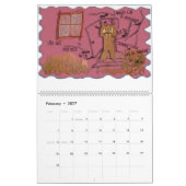 Calendrier 2016 de chat de thésauriseur (Feb 2027)