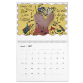 Calendrier 2016 de chat de thésauriseur (Mar 2027)