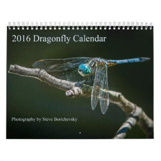Calendrier 2016 de libellule par Steve Borichevsky