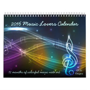 Calendrier 2016 de mélomanes de KRW