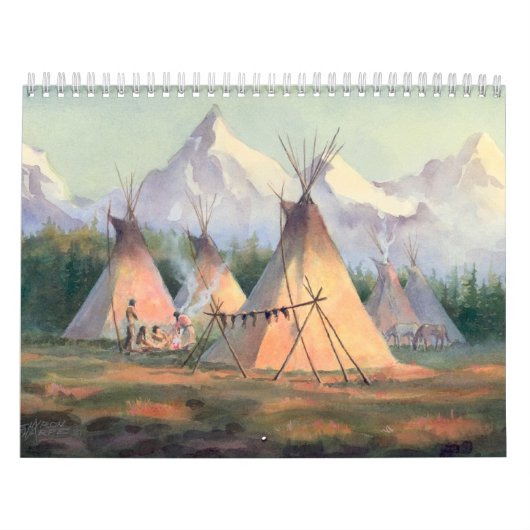 CALENDRIER 2016 de NATIF AMÉRICAIN par SHARON (Protection)