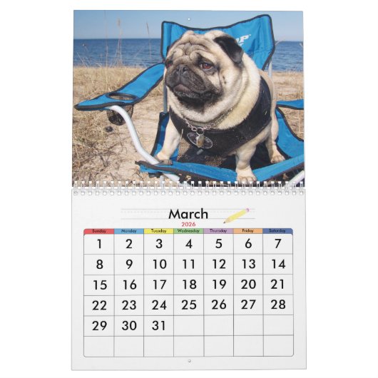 Calendrier 2016 d'Europug "les saisons avec Valli (Mar 2026)