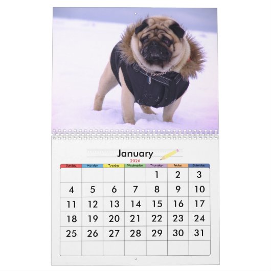 Calendrier 2016 d'Europug "les saisons avec Valli (Jan 2026)
