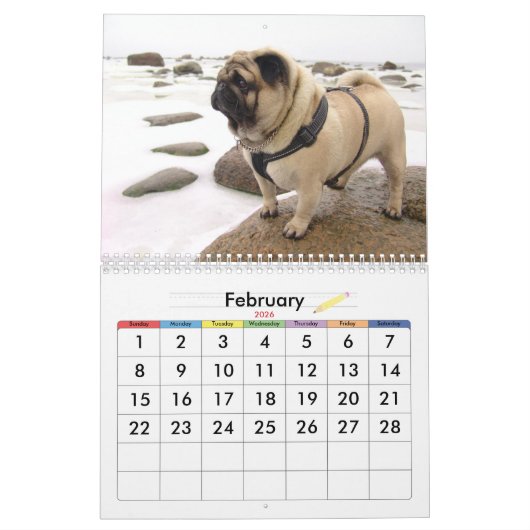 Calendrier 2016 d'Europug "les saisons avec Valli (Feb 2026)