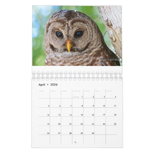 Calendrier 2016 d'OwlWatch (Apr 2026)