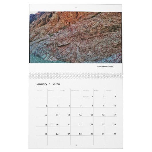 Calendrier 2016 mensuel (Jan 2026)