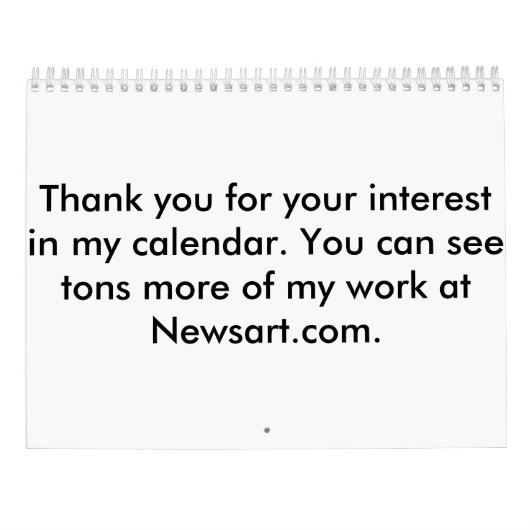 Calendrier 2017 (Dos)