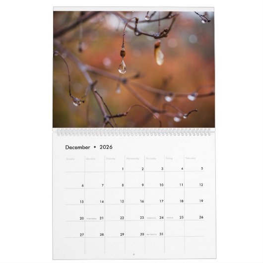 Calendrier 2017 calendrier, photos par Eric Johnson (Dec 2026)