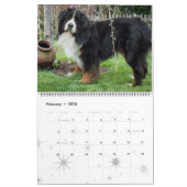 Calendrier 2017 de chiens de montagne de Bernese (Feb 2026)
