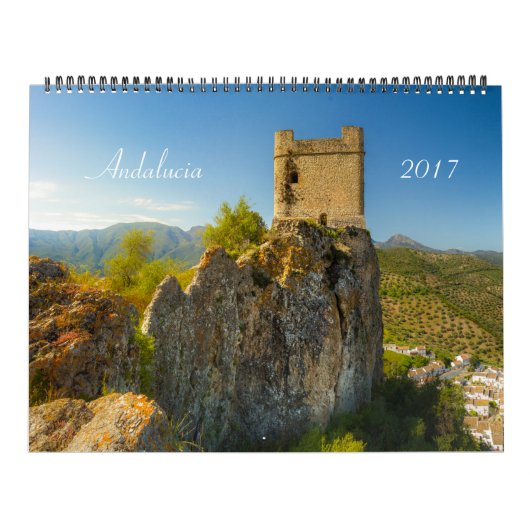 Calendrier 2017 de l'Andalousie, Espagne (Protection)