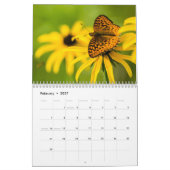 Calendrier 2017 de papillon (Feb 2027)