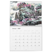 Calendrier 2017 de peinture chinoise (Jan 2027)