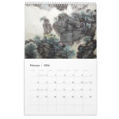 Calendrier 2017 de peinture chinoise (d'une seule (Feb 2026)