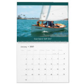 Calendrier 2017 de skiff d'île de chèvre - dans le (Jan 2027)