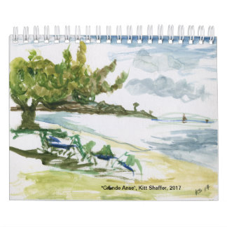 Calendrier 2017 du paysage de Greneda