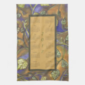 Calendrier 2017 Feuille Cuisine Tea Serviette (Vertical)