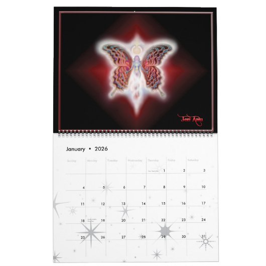 Calendrier 2017 par Jen Anu (Jan 2026)