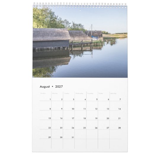 Calendrier 2018 (Aug 2027)