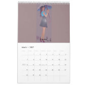 Calendrier 2018 d'art (Mar 2027)