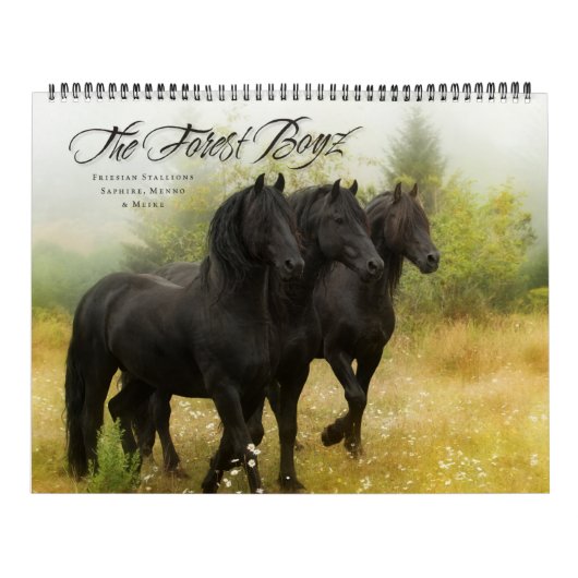 Calendrier 2018 de Boyz de forêt (Protection)