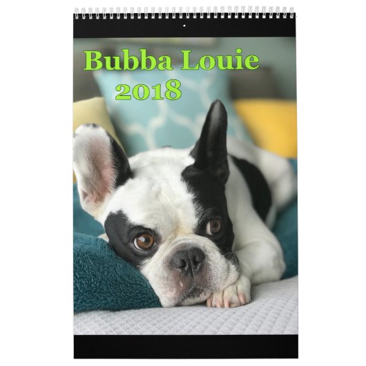 Calendrier 2018 de Bubba Louie (Protection)