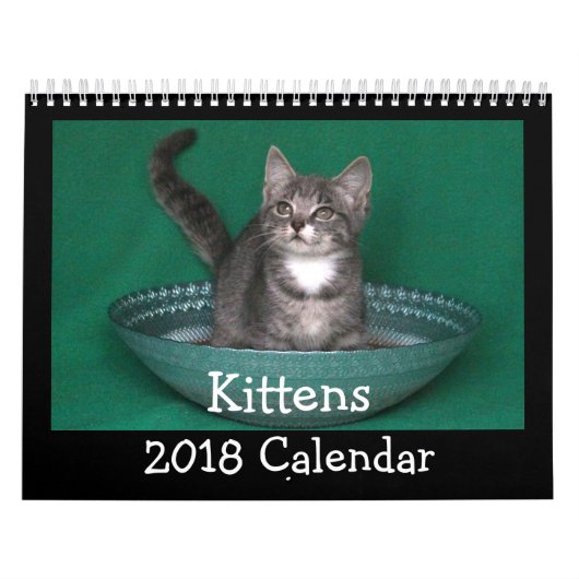 Calendrier 2018 de chaton (Protection)