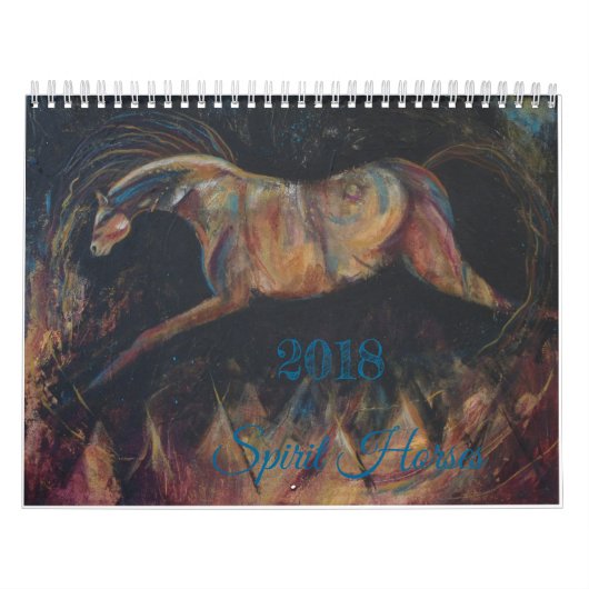 Calendrier 2018 de cheval d'esprit (Protection)