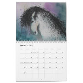 Calendrier 2018 de cheval d'esprit (Feb 2027)