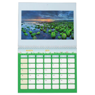Calendrier 2018 de l'Islande